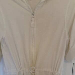 Lands' End white Swim Coverup